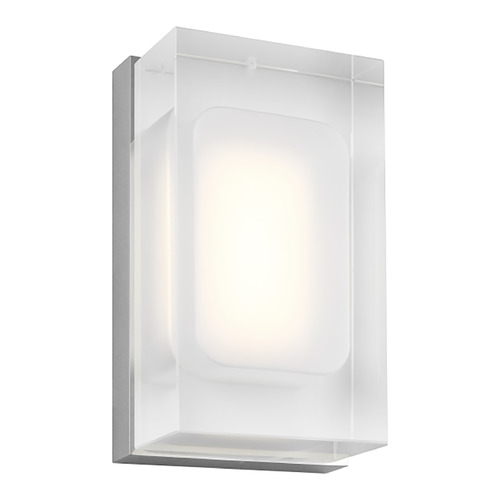 Milley 7-Inch LED Wall Light in Chrome by Visual Comfort Modern