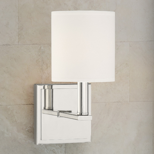Waverly Sconce in Polished Nickel by Savoy House