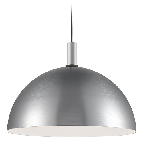 Kuzco Lighting Archibald Brushed Nickel & Black Pendant by Kuzco Lighting 492324-BN/BK