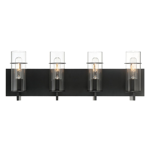 Pista 26-Inch Bath Bar in Black by Eurofase Lighting