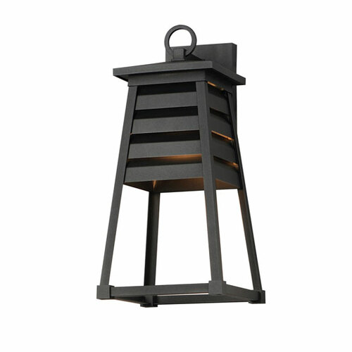 Maxim Lighting Shutters 18-Inch Outdoor Wall Light in Black by Maxim Lighting 40634BK