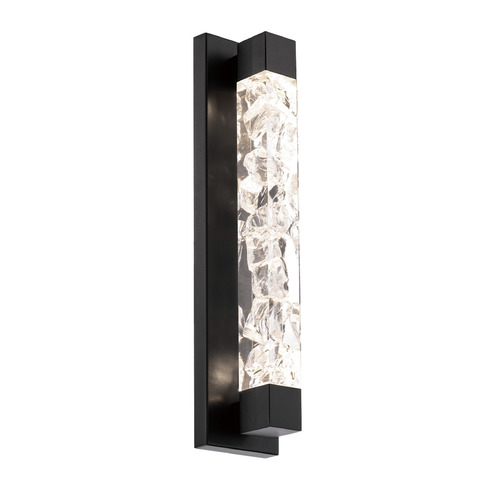 Terra 20-Inch Crystal LED Wall Sconce in Black by Modern Forms