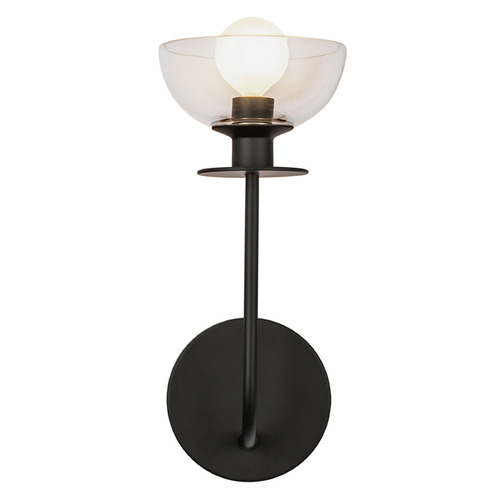 Alora Lighting Alan Pepin Sylvia Matte Black Sconce
