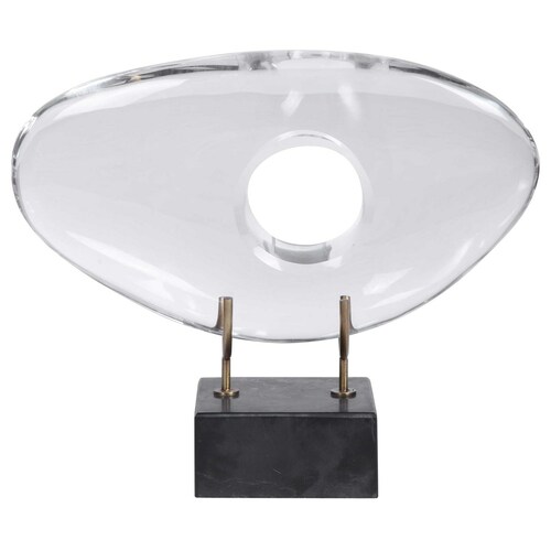 Minion Sculpture with Crystal Reclining by Uttermost Lighting