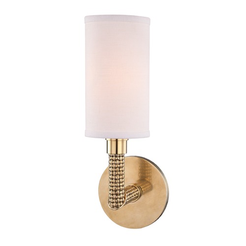 Dubois Aged Brass Sconce by Hudson Valley Lighting