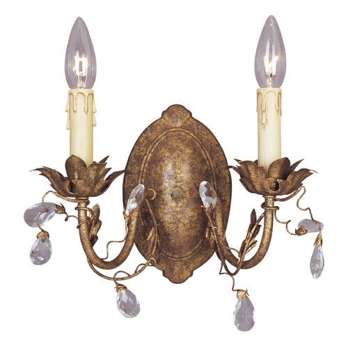 Elegante Etruscan Gold Sconce by Maxim Lighting