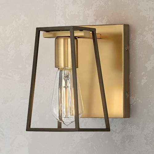 Filmore Heritage Brass & Oil Rubbed Bronze Sconce by Hinkley Lighting