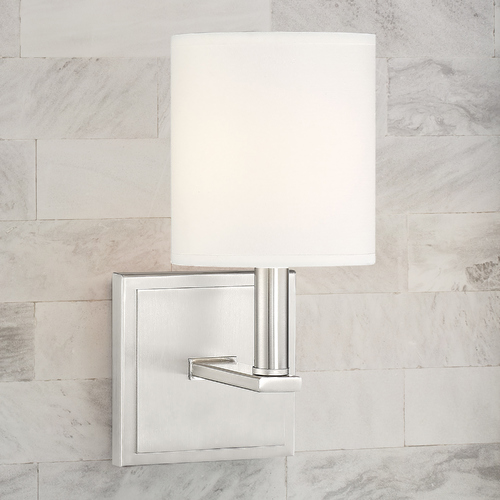 Waverly Sconce in Satin Nickel by Savoy House