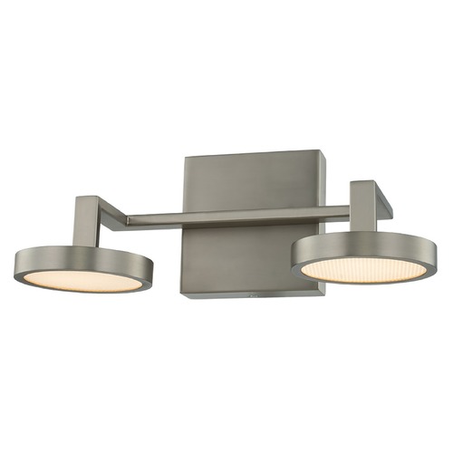 Eaton 2-Light Vanity Light in Satin Nickel by Kalco Lighting