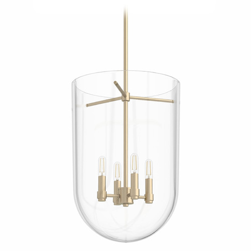 Hunter Fan Company Sacha Alturas Gold Pendant Light with Bowl / Dome Shade