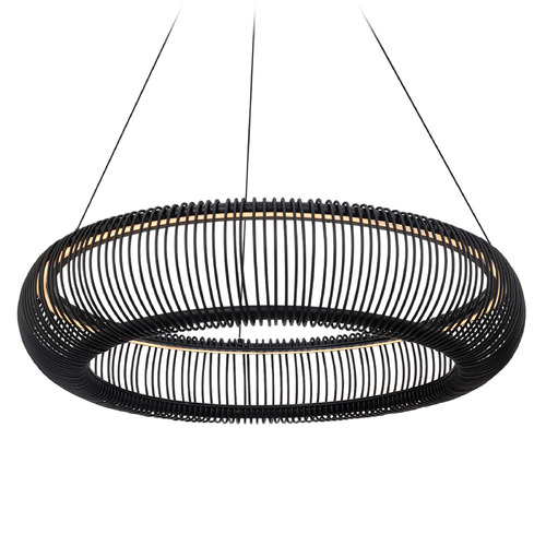 Modern Forms by WAC Lighting Modern Forms Lute Black LED Pendant Light PD-80528-30-BK