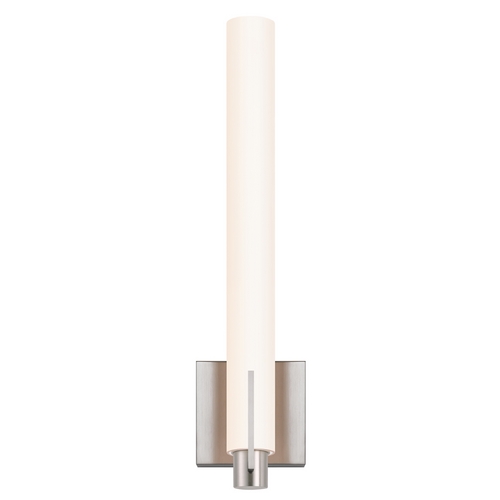 Tubo Satin Nickel LED Sconce by Sonneman Lighting