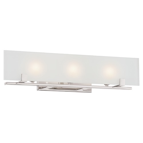 Lynne Polished Nickel Bathroom Light by Nuvo Lighting