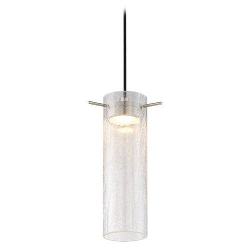 Pulse Brushed Nickel LED Mini Pendant by Nuvo Lighting