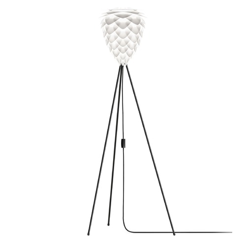 UMAGE UMAGE Matte Black Floor Lamp with Abstract Shade 2019_4012