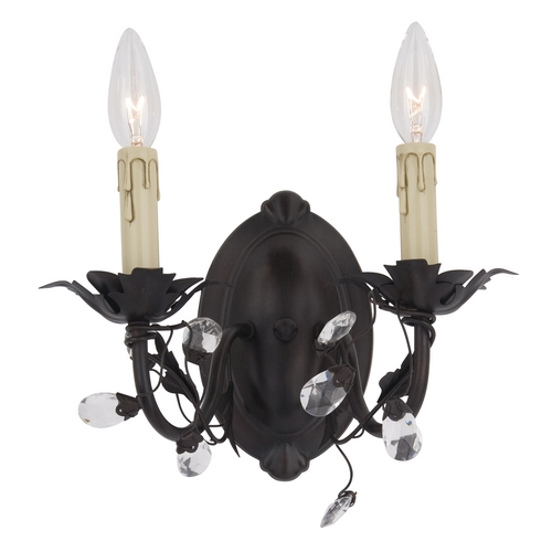 Elegante Oil Rubbed Bronze Sconce by Maxim Lighting