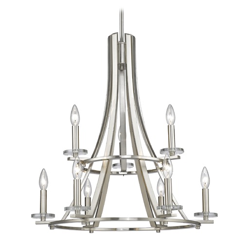 Verona Brushed Nickel Chandelier by Z-Lite