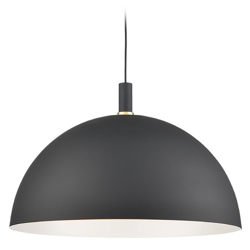 Kuzco Lighting Archibald Black & Gold Pendant by Kuzco Lighting 492332-BK/GD