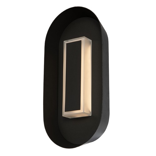 Kalco Lighting Prescott Small Outdoor LED ADA Wall Sconce in Matte Black by Kalco Lighting 405121MB