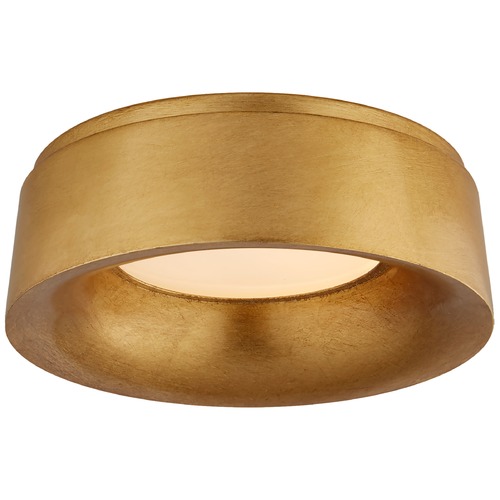 Visual Comfort Signature Collection Barbara Barry Halo Small Flush Mount in Gild by Visual Comfort Signature BBL4094G