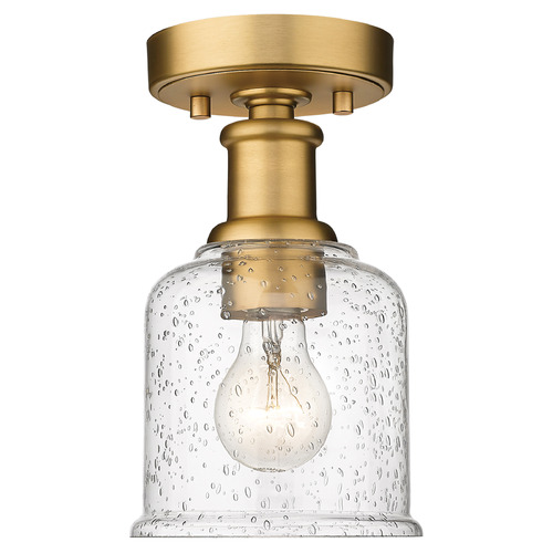 Bryant Heritage Brass Flush Mount by Z-Lite