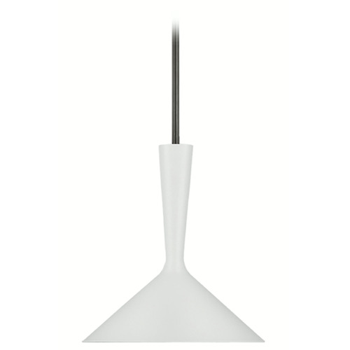 Visual Comfort Signature Collection Aerin Rosetta Pendant in White & Bronze by Visual Comfort Signature ARN5540WHTBZ