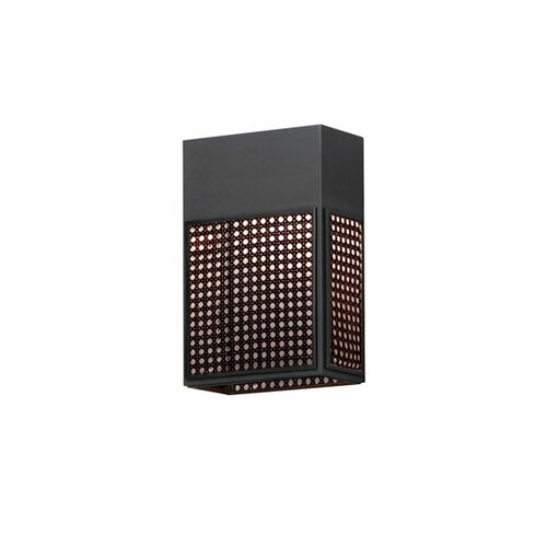 Maxim Lighting Lattice 12-Inch LED Outdoor Sconce in Black by Maxim Lighting 54802BK