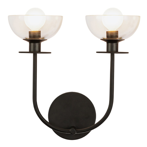 Alora Lighting Alan Pepin Sylvia Matte Black Bathroom Light