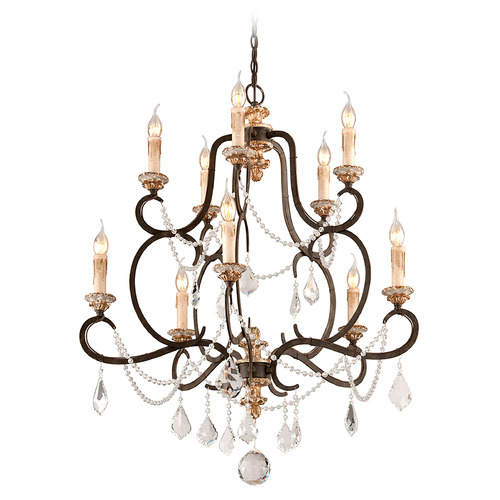 Troy Lighting Bordeaux Parisian Bronze Chandelier
