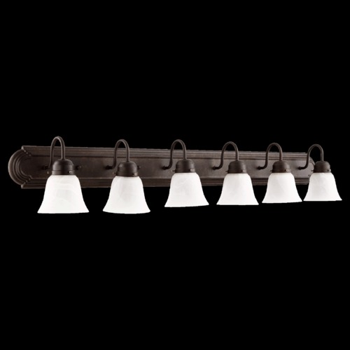 Toasted Sienna Bathroom Light by Quorum Lighting