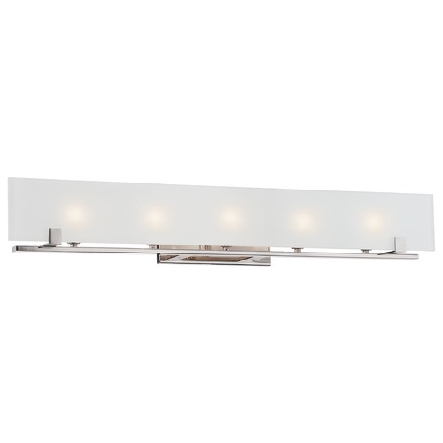 Lynne Polished Nickel Bathroom Light by Nuvo Lighting