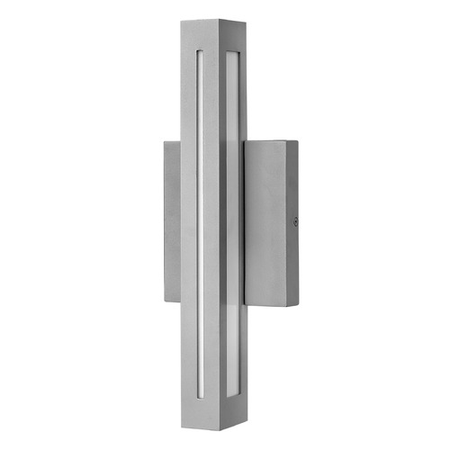 Hinkley Vue 14.75-Inch Titanium LED Outdoor Wall Light by Hinkley Lighting 12312TT