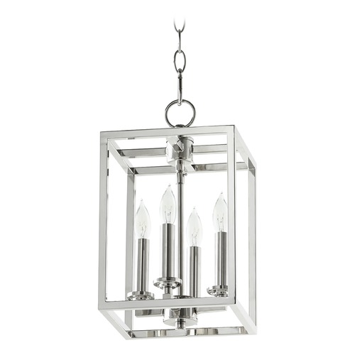 Quorum Lighting Polished Nickel Pendant by Quorum Lighting 6731-4-162