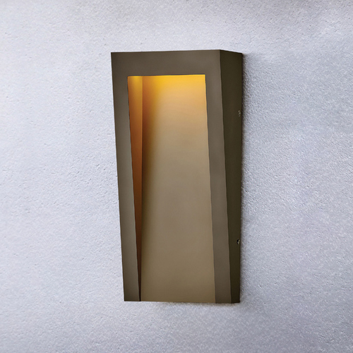 Hinkley Taper Textured Oil Rubbed Bronze LED Outdoor Wall Light 3000K by Hinkley Lighting 2144TR