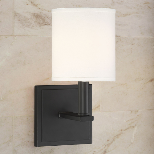 Waverly Matte Black Sconce by Savoy House