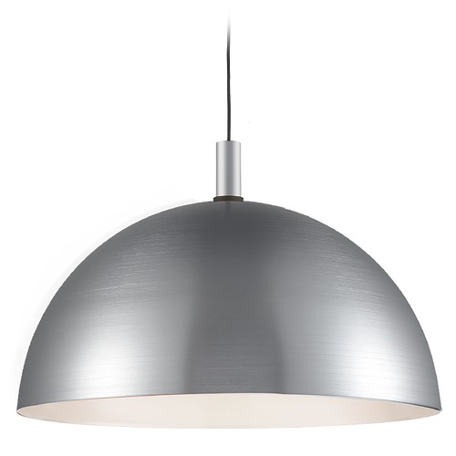 Archibald Brushed Nickel & Black Pendant by Kuzco Lighting