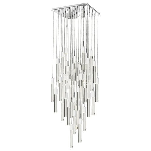Original Glacier 41-Light LED Multi-Light Pendant in Chrome by Avenue Lighting