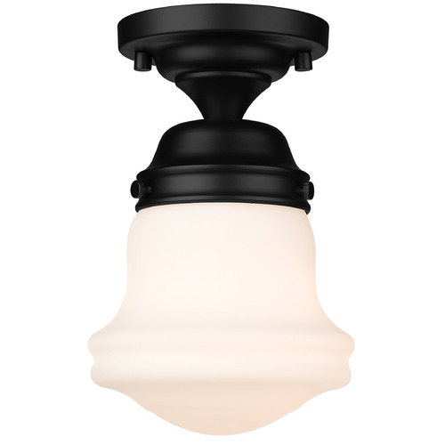 Vaughn Matte Black Flush Mount by Z-Lite