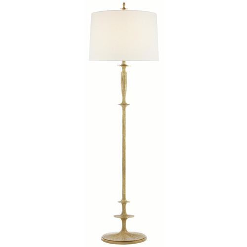 Visual Comfort Signature Collection Visual Comfort Signature Collection Lotus Gild Floor Lamp with Drum Shade BBL1002G-L