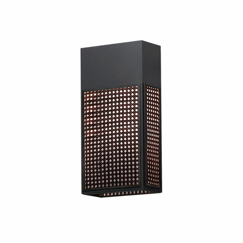 Lattice 16-Inch LED Outdoor Sconce in Black by Maxim Lighting
