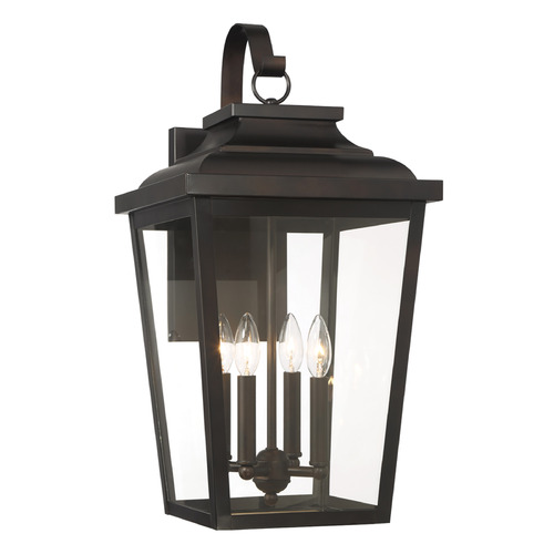 Minka Lavery Avonlea Sand Black with Gold Socket Outdoor Wall Light by Minka Lavery 72178-189-C