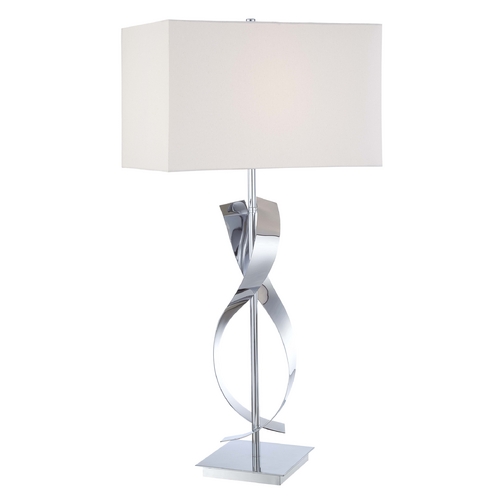 33-Inch Table Lamp in Chrome by George Kovacs