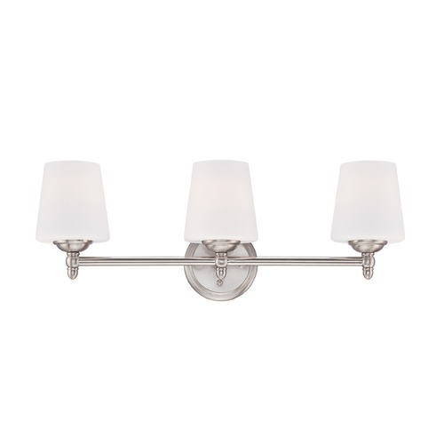 Designers Fountain Lighting Designers Fountain Darcy Brushed Nickel Bathroom Light 15006-3B-35