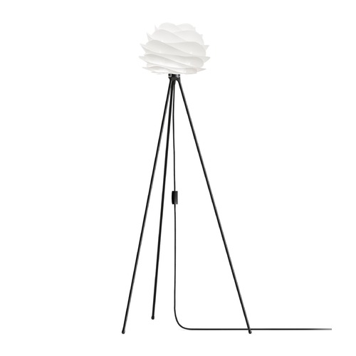 UMAGE UMAGE Matte Black Floor Lamp with Abstract Shade 2057_4012
