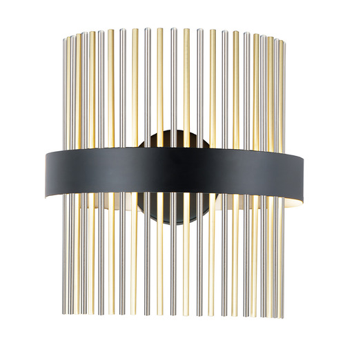 Chimes LED Wall Sconce in Black/Nickel/Brass by ET2 Lighting