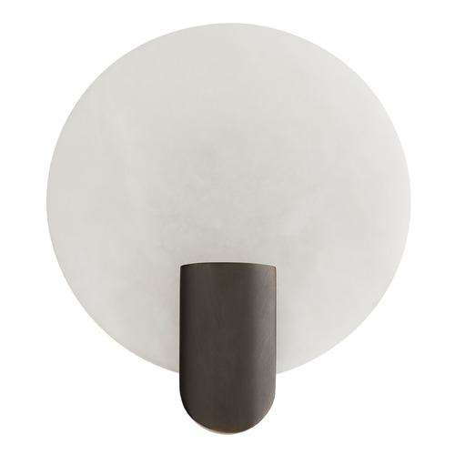 Arteriors Home Lighting Halette Sconce in Bronze & Alabaster by Arteriors Home 49755