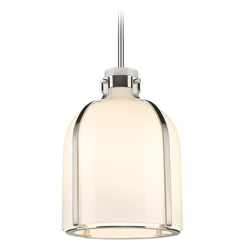 Z-Lite Pearson Brushed Nickel Mini Pendant by Z-Lite 818-9BN