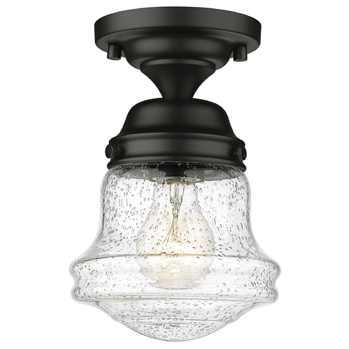 Vaughn Matte Black Flush Mount by Z-Lite