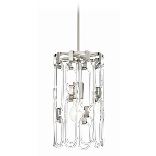 George Kovacs Lighting George Kovacs Charming Polished Nickel Mini-Pendant Light P5381-613