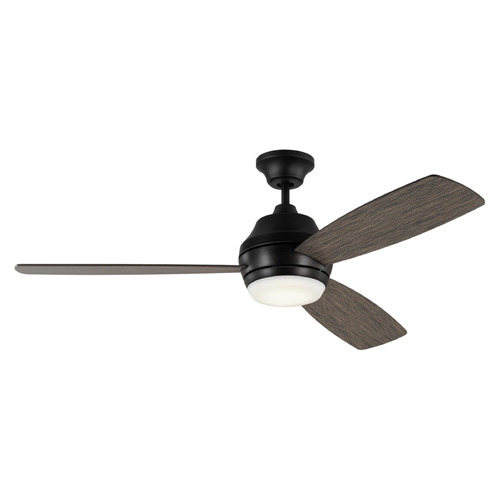 Visual Comfort Fan Collection Ikon 52 LED Aged Pewter LED Ceiling Fan with Light